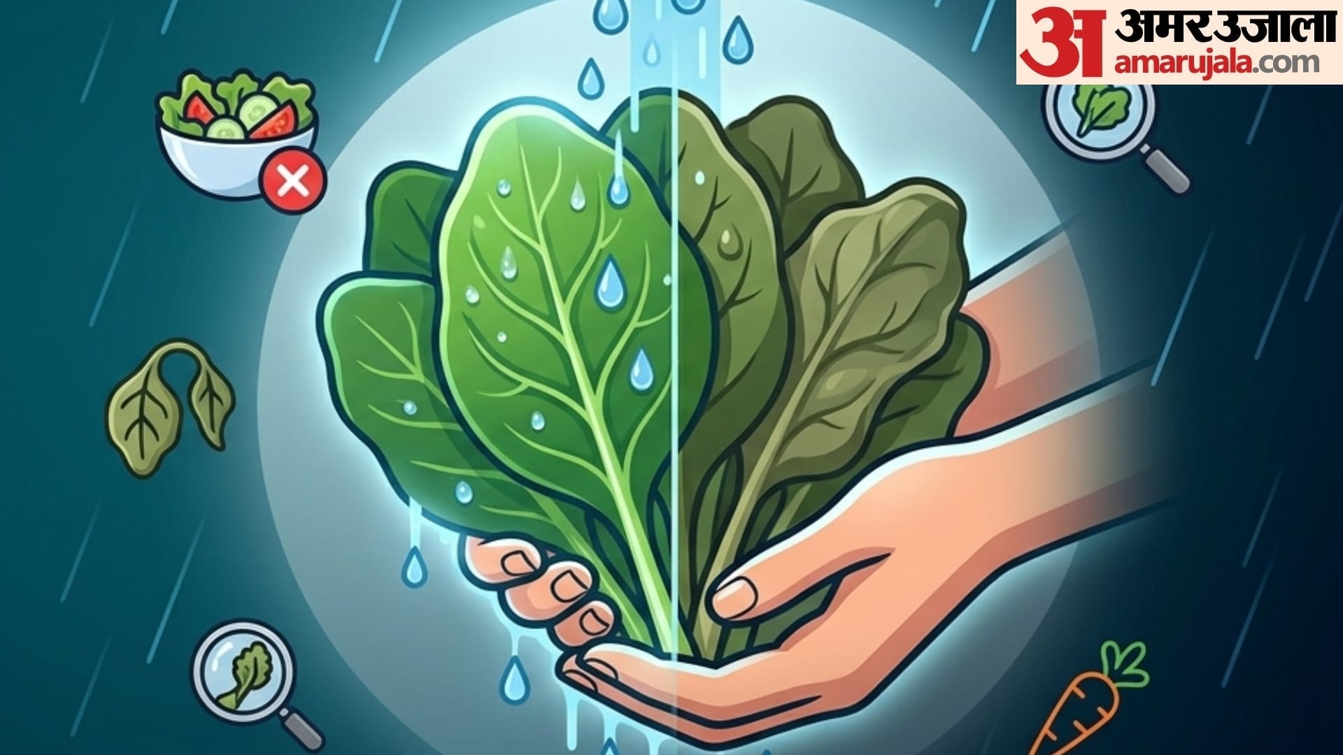 Should You Avoid Leafy Vegetables During Heavy Rain barish me pattedar sabji khaye ya nhi disprj