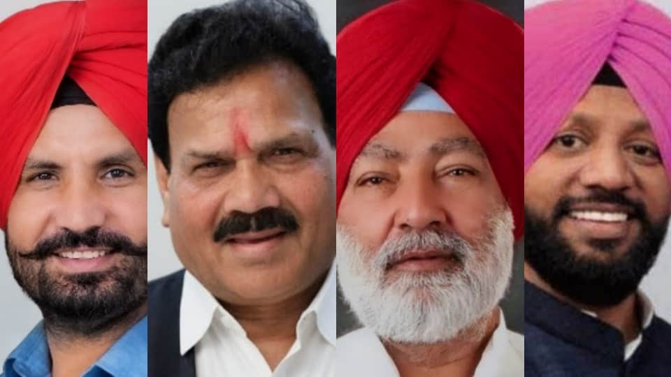 अमरिंदर सिंह, राजकुमार वेरका, संगत सिंह और सुखविंदर सिंह डैनी