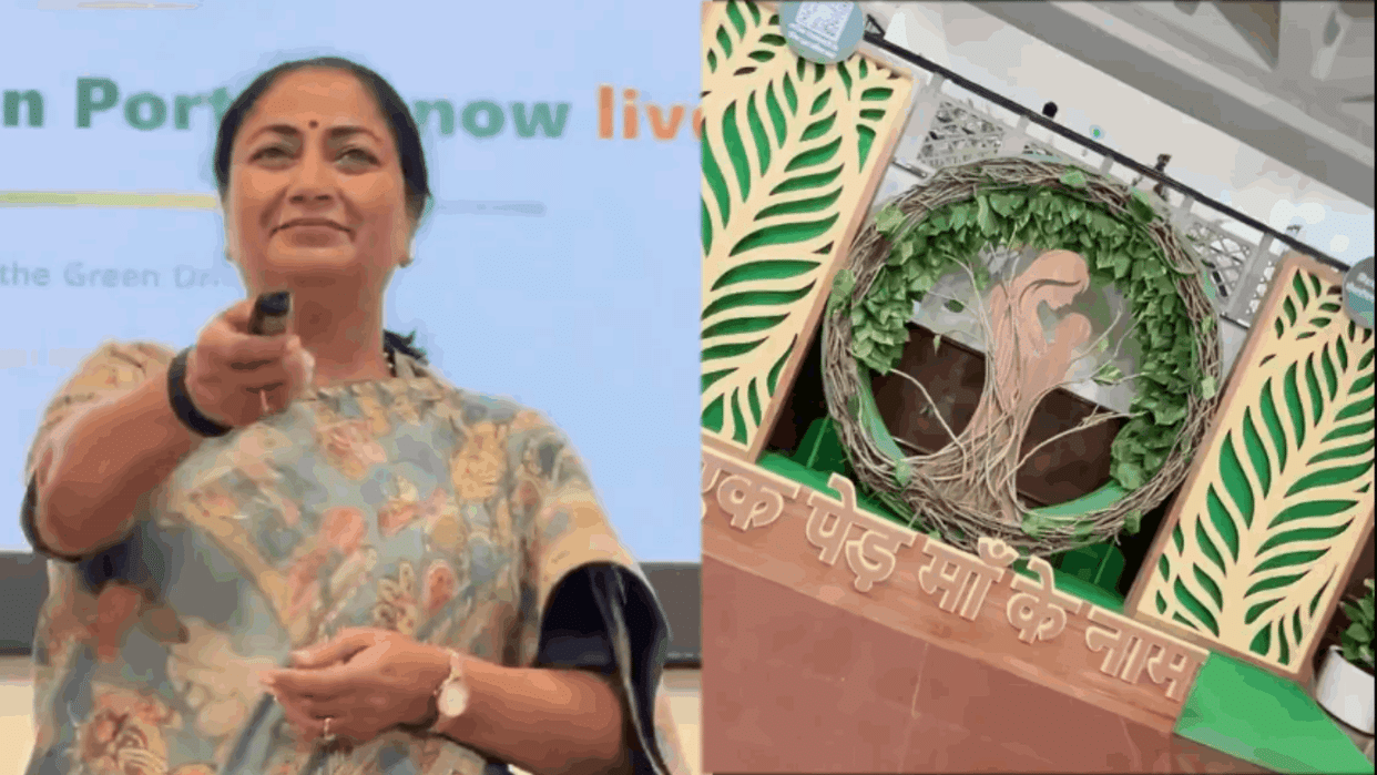 CM Rekha launched Green Drive Portal at Delhi Secretariat Ek Ped Maa Ke Naam campaign