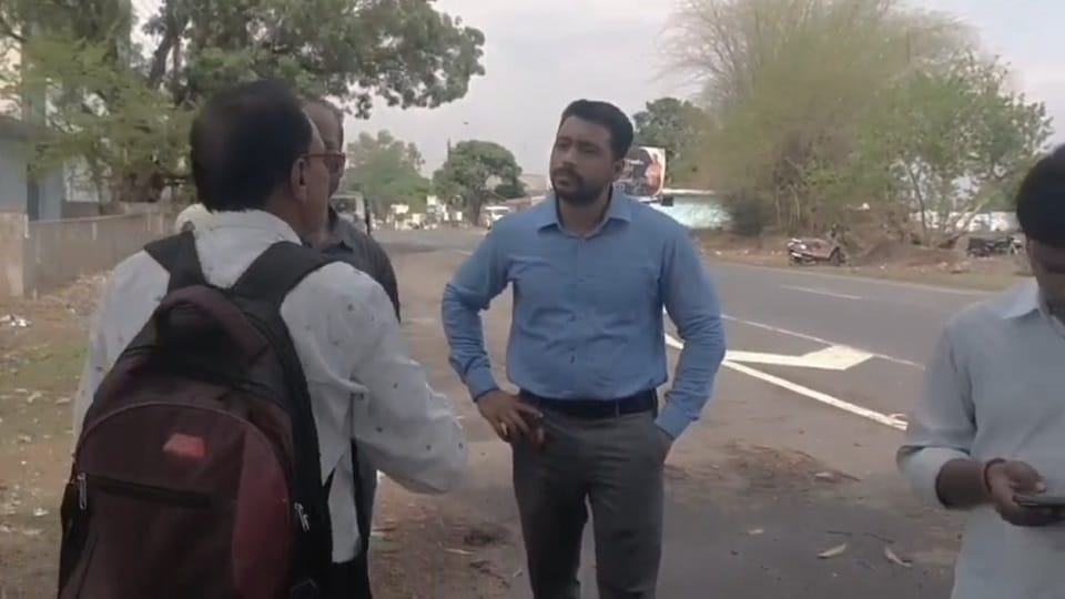 Demarcation dispute escalates heated exchange with Naib Tehsildar aggrieved party levels allegations in Manen