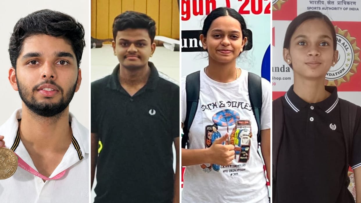 Sports Brother-sister duo wins shooting medal CBSE Cluster winners championship held in Delhi