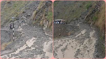 bharmour chhadaula 25 devotees stranded after bridge washed away