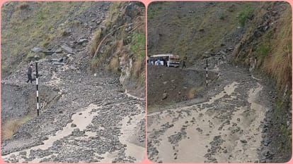 bharmour chhadaula 25 devotees stranded after bridge washed away