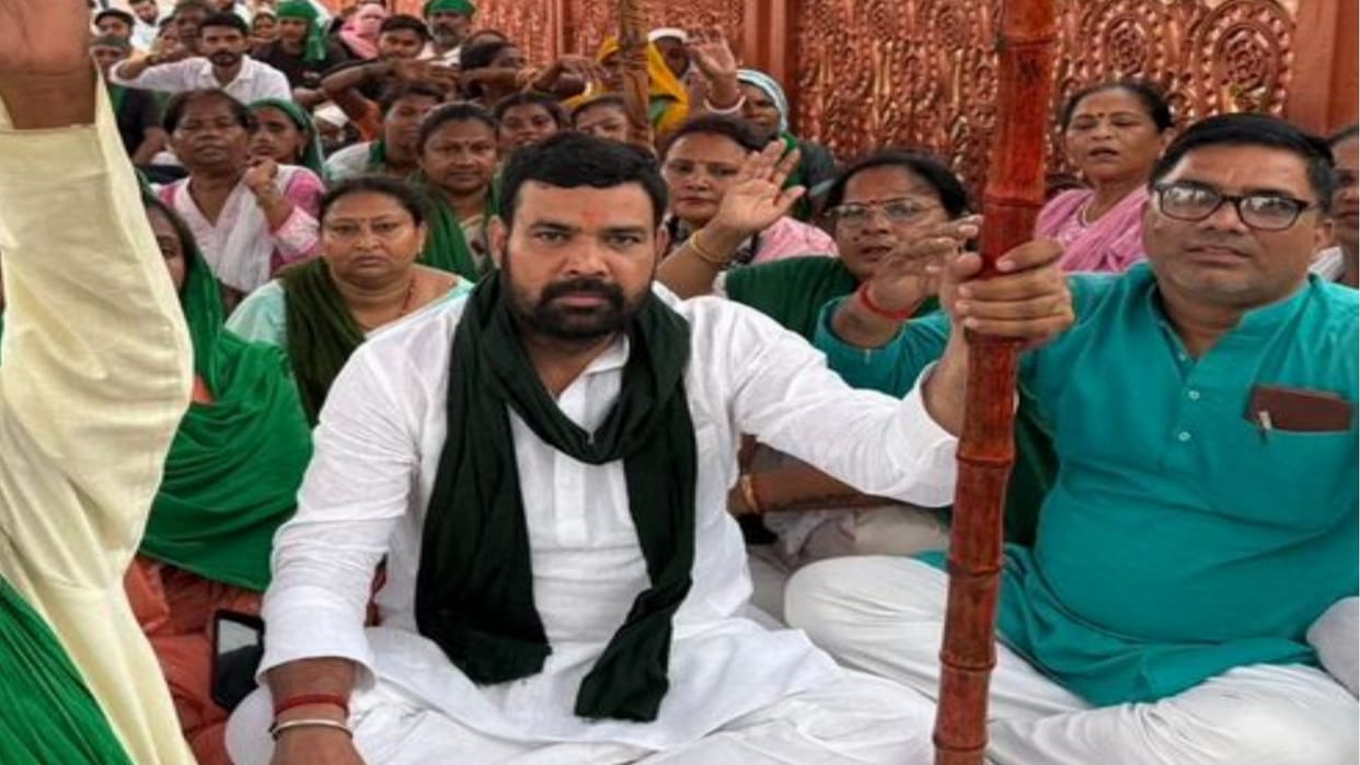 Farmer union leader Anuj Singh's name surfaces in illegal plotting case; bulldozer action taken.
