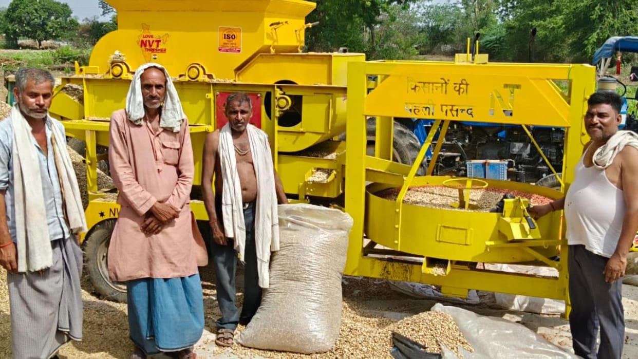 Jhansi: Farmers beam with joy amidst heavy rainfall; cultivators busy preparing for sowing.