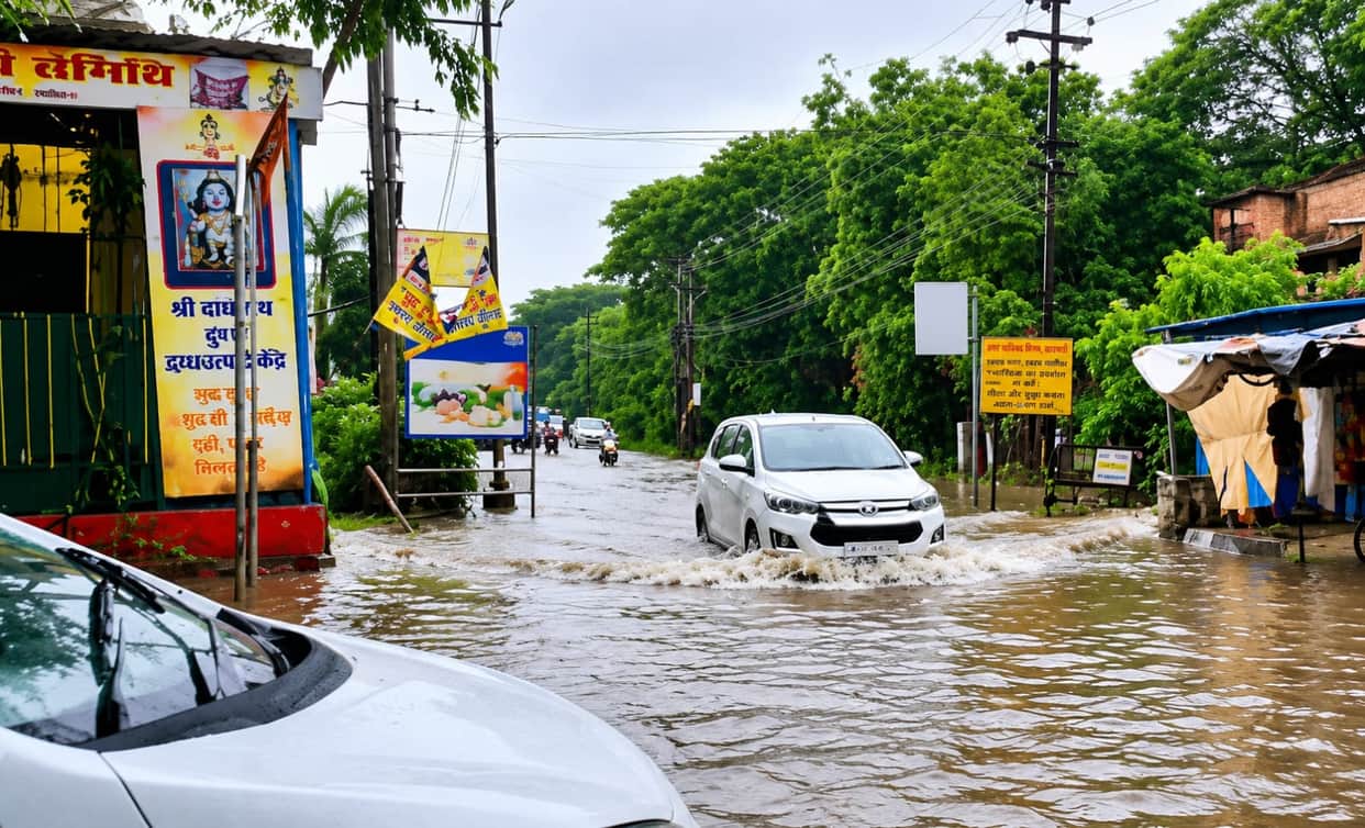 MP Weather: Heavy rainfall across more than 30 districts; Indore recorded the highest at 59 mm, while Bhopal r