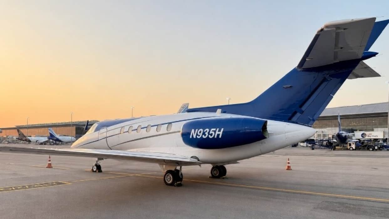 ED auctions seized aircraft Hawker 800A in Falcon scam
