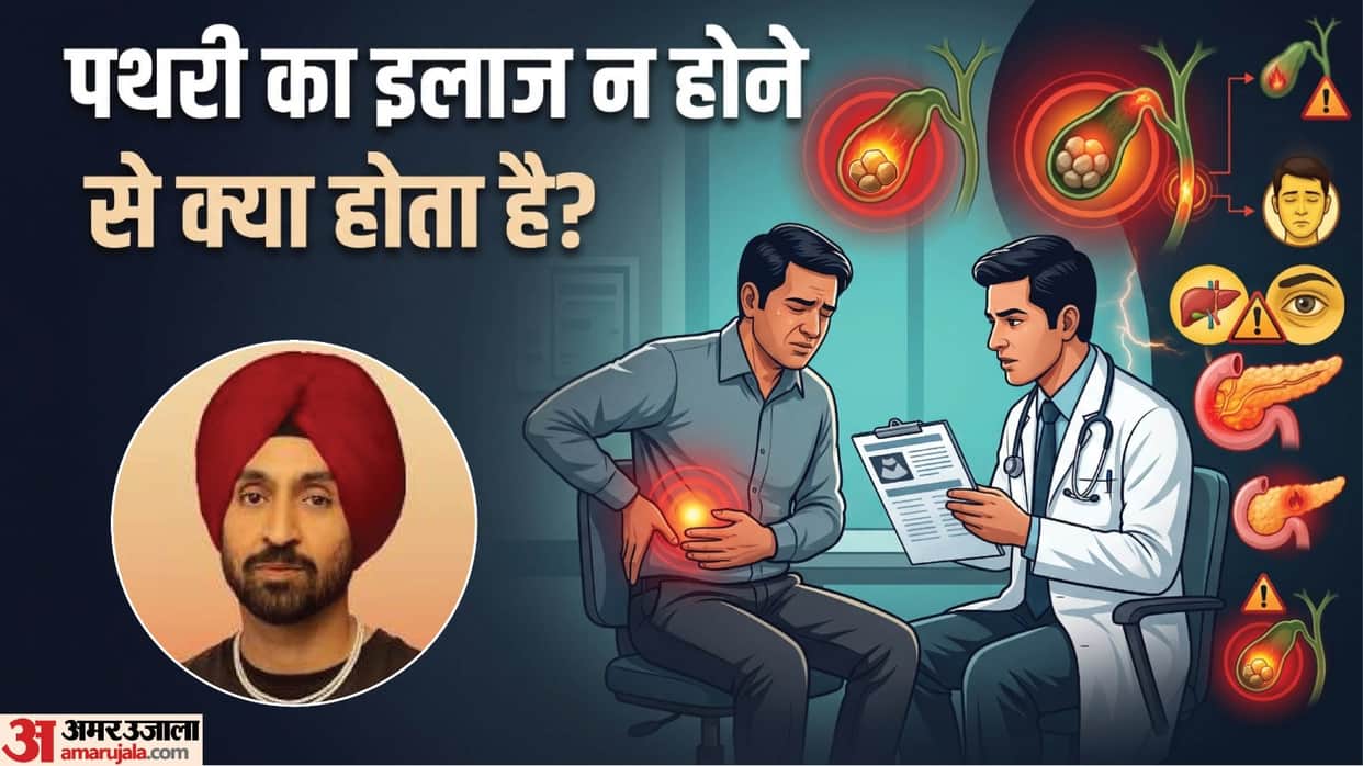 how dangerous is stone in gallbladder or kidney for long time Diljit Dosanjh gallbladder stone news