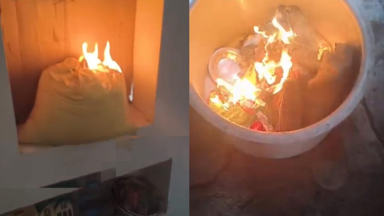 Jhansi: रहस्यमयी आग से दहशत, तीन दिन में बीस से ज्यादा बार हो चुकी घटना, पीड़ित ने प्रशासन से लगाई गुहार Jhansi: Panic in Mauranipur due to mysterious fires; fire breaks out even inside a locked box