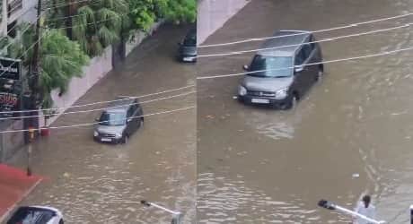 Rain wreaks havoc in Kanpur Areas from Chakeri to Kakadev submerged CM Grid roads turn hazardous