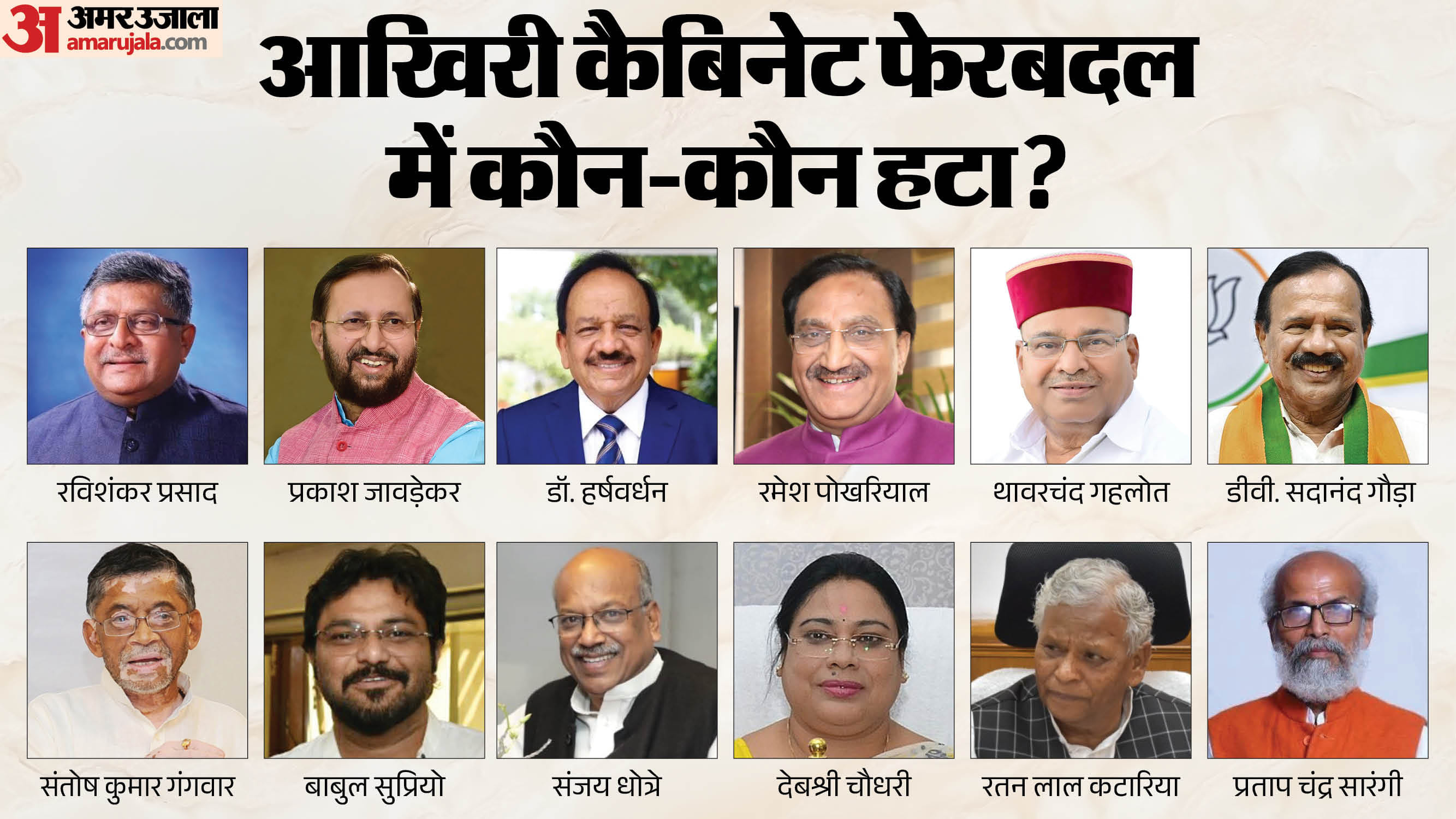 मोदी कैबिनेट का आखिरी फेरबदल।