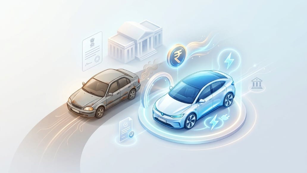 Scrap Your Old Car, Get ₹1 Lakh Off New EV Delhi
