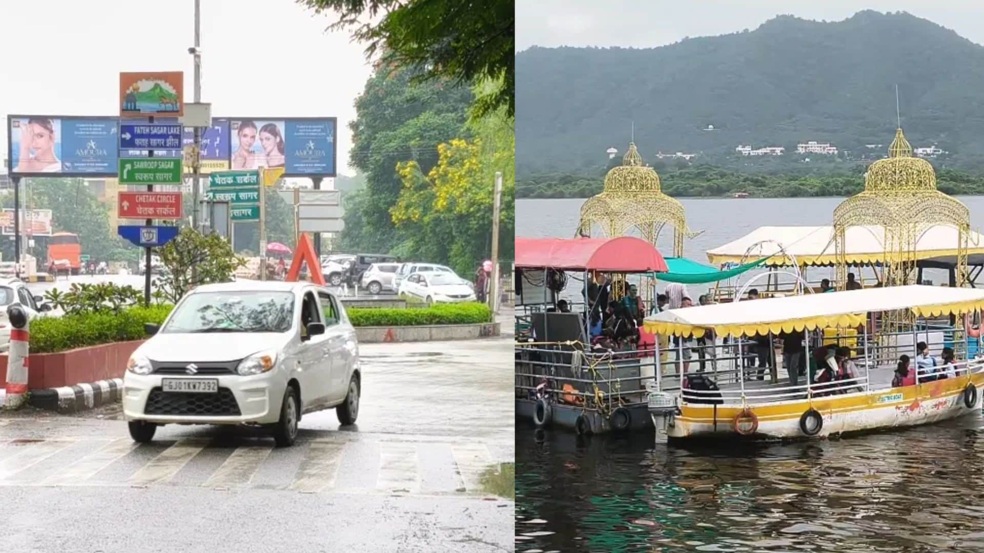 उदयपुर में मानसून की धमाकेदार एंट्री