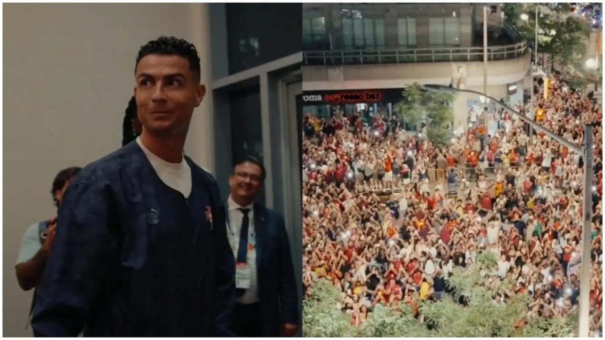 Fifa Wc:पुर्तगाल की जीत के बाद होटल के बाहर उमड़ा फैंस का सैलाब, क्रिस्टियानो रोनाल्डो का रिएक्शन हुआ वायरल – Fifa Wc: Cristiano Ronaldos Reaction Viral As Thousands Gather Outside Hotel To Celebrate Portugals Win