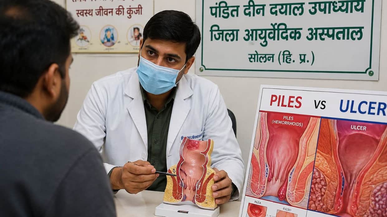 solan patients treated for piles diagnosed with severe ulcer at ayurvedic hospital