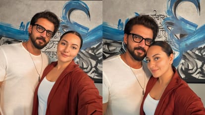 Sonakshi Sinha and Zaheer Iqbal Got unique panting In Special Gife which has gayatri mantra and kalma both