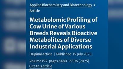 Controversy over cow urine research at IIT BHU and BITS Pilani in Varanasi