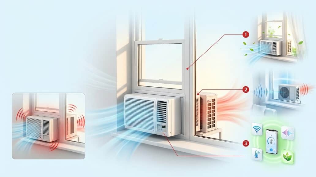 U-Shaped AC: Next-Gen Window Air Conditioner  n't Block Window
