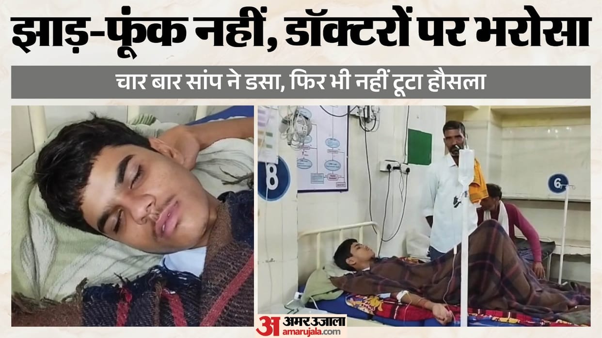 Class 12 student in Sagar bitten by a snake four times in eight months;