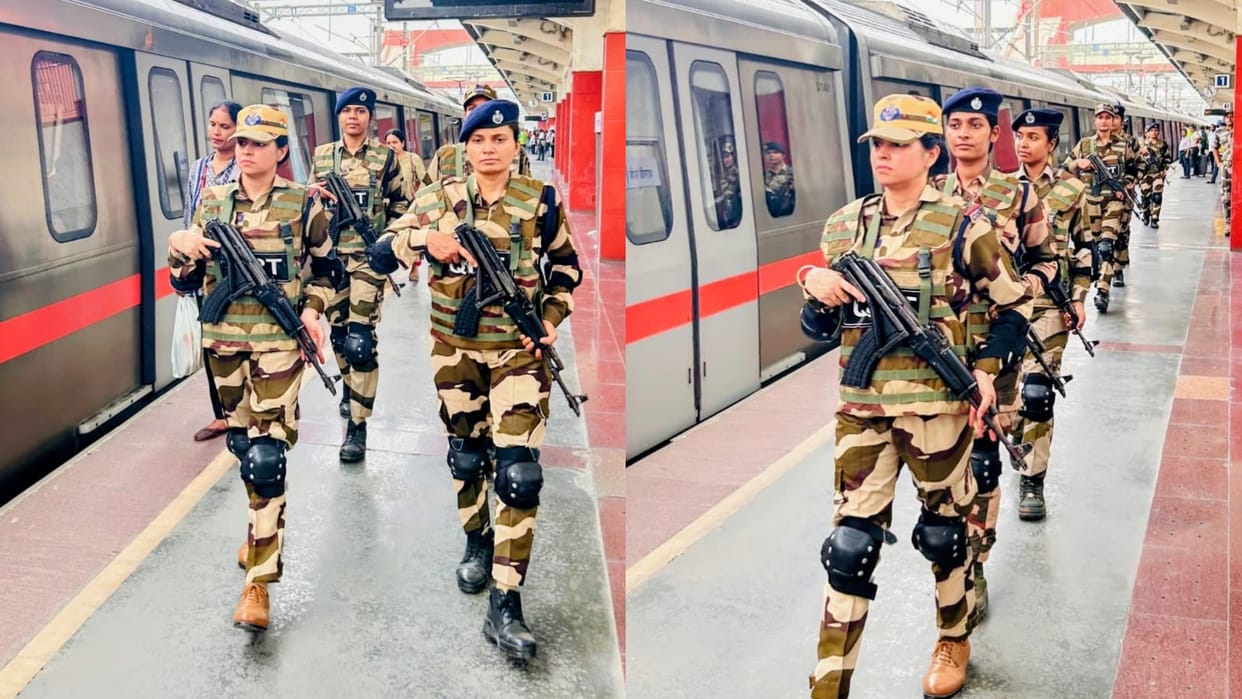 CISF-DMRC 22 female commandos in QRT wing for Delhi Metro know about response during emergencies