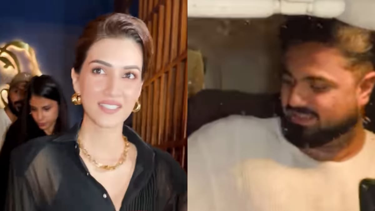 ब्रेकअप की खबरों के बीच रूमर्ड बॉयफ्रेंड के साथ दिखीं कृति सेनन, डिनर डेट का वीडियो वायरल