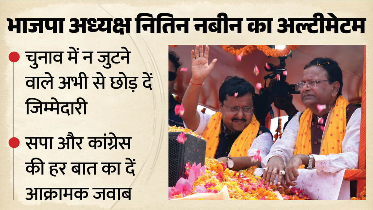 UP: Nitin Nabin, who arrived in Lucknow, urged workers to get down to earth and stay away from the glamour of