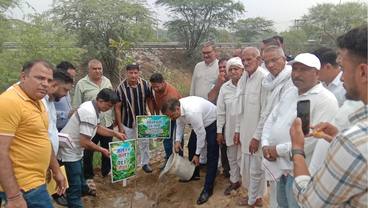 mega-campaign for environmental conservation resounded simultaneously across 72 villages in Haryana.