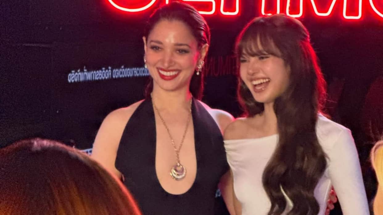 Tamanna Bhatia with Blackpink Lisa user like singers style video goes viral