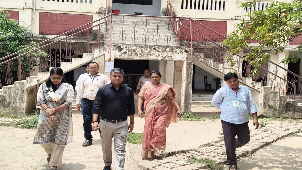 UP TET examination begins on the third day amidst tight security; District Magistrate visits several centers.