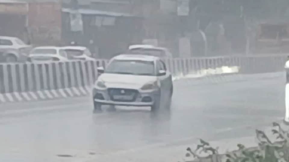 बागपत में बारिश।