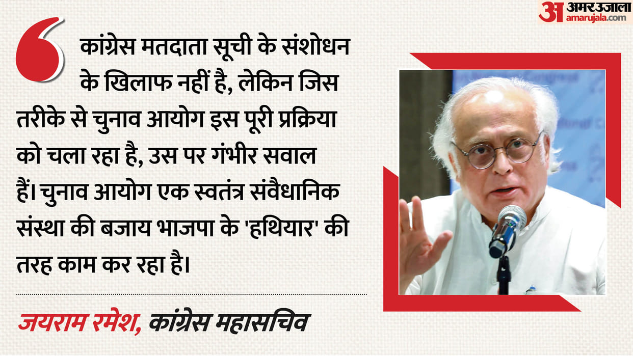 EC functioning as arm of BJP, SIR part of strategy to manufacture majority: Congress