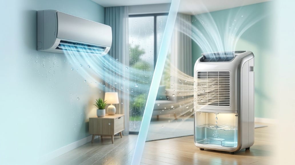 AC vs Dehumidifier: Which Better Removing Humidity During Monsoon?