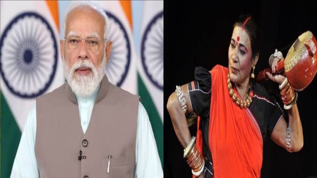 PM Modi expressed grief over the demise of Teejan Bai, saying the folk art world has lost a precious gem
