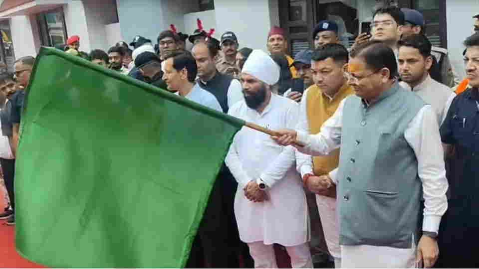 Kailash Mansarovar Yatra 2026: CM Pushkar Singh Dhami Flags Off First Batch of Pilgrims from Tanakpur