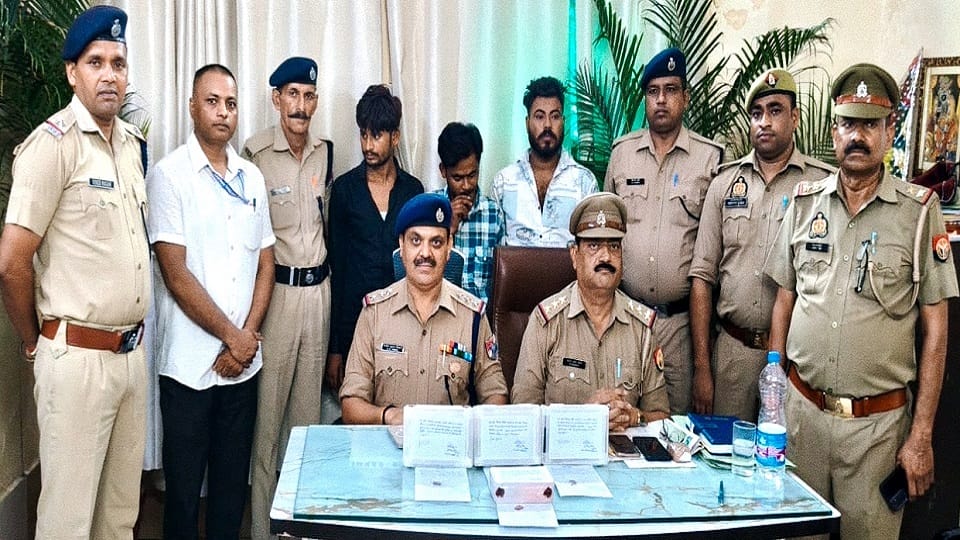 Three notorious thieves arrested in Aligarh