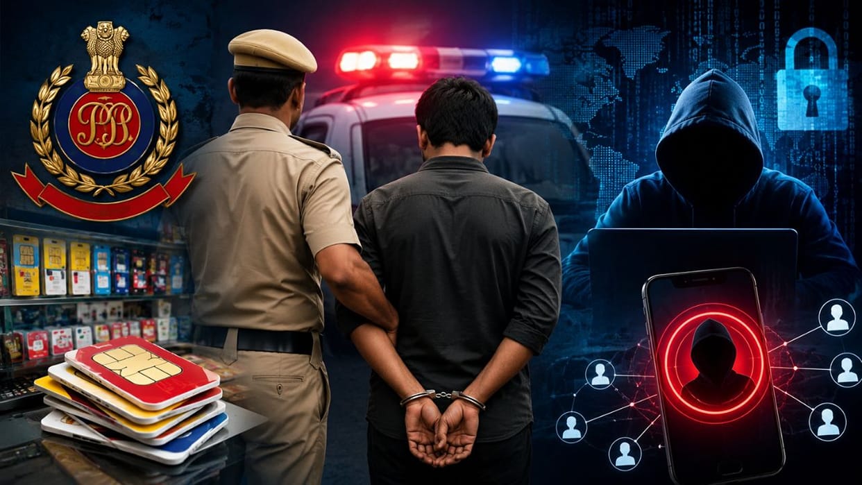 Delhi Police arrested PoS agent for selling SIM cards in violation of KYC norms