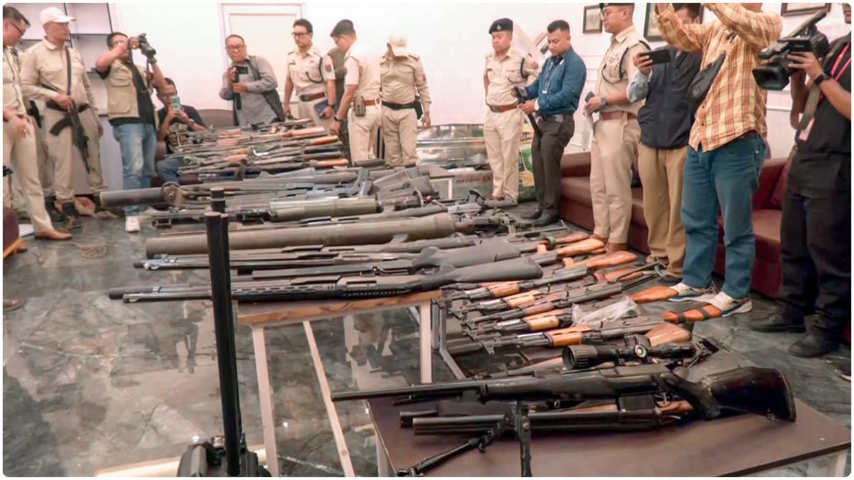Security forces operation in Manipur; four insurgents arrested, large quantity of arms-ammunition recovered