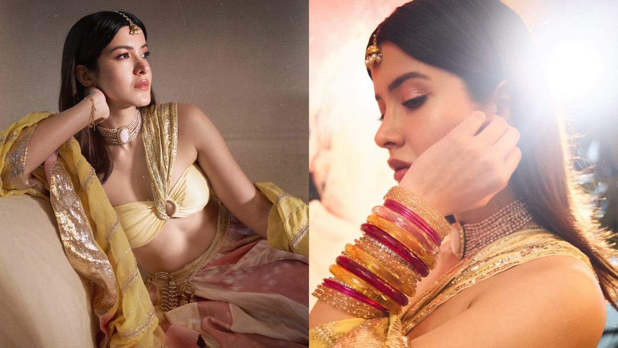 Shanaya Kapoor shared photos in lehenga looks like bride mother comment on it