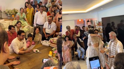 Aamir khan wear anklet in his marriage video goes viral users comment on it