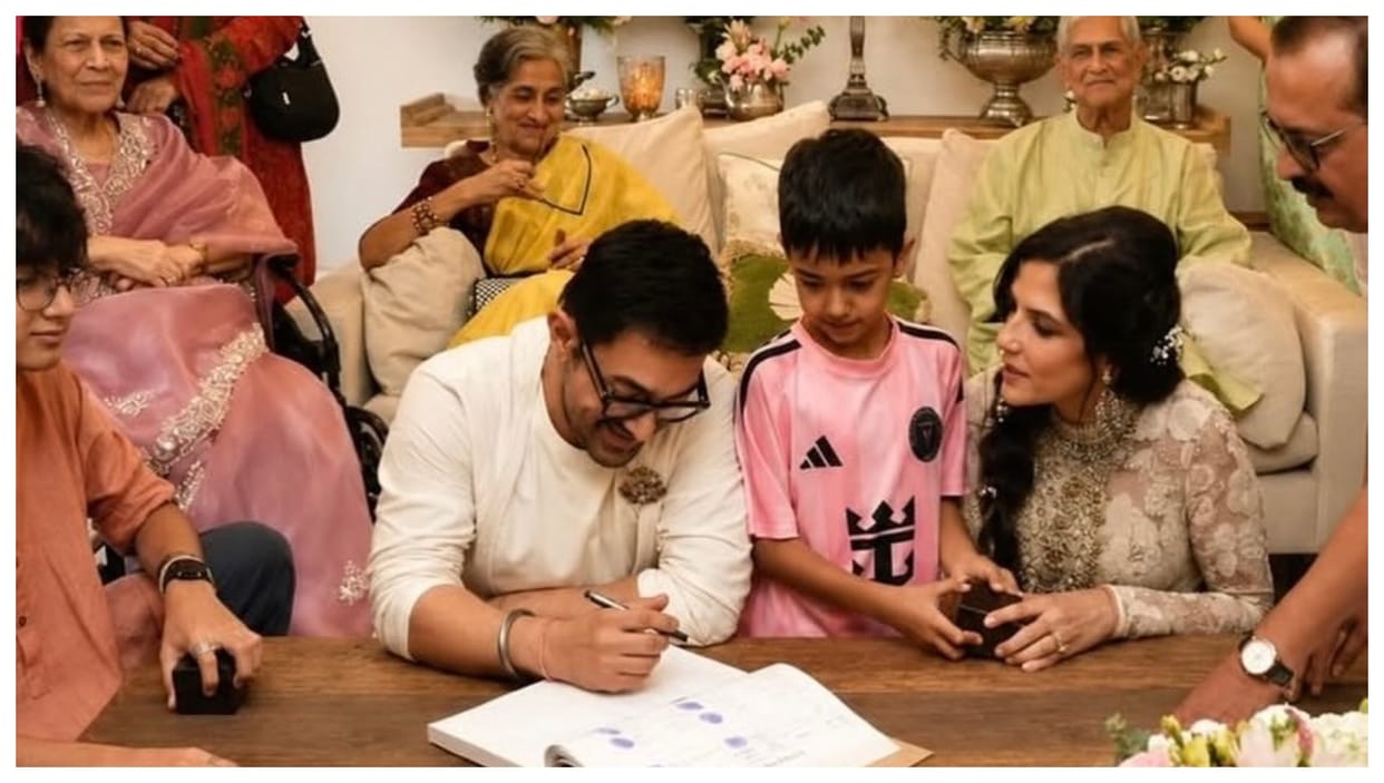 Gauri Spratt shares a special photo after marrying Aamir Khan