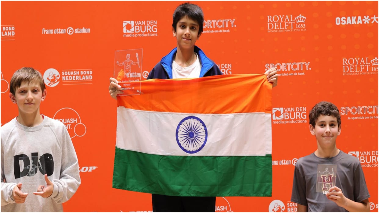 Amarya Bajaj becomes Dutch Junior Open U-13 champion; defeats English player in the final