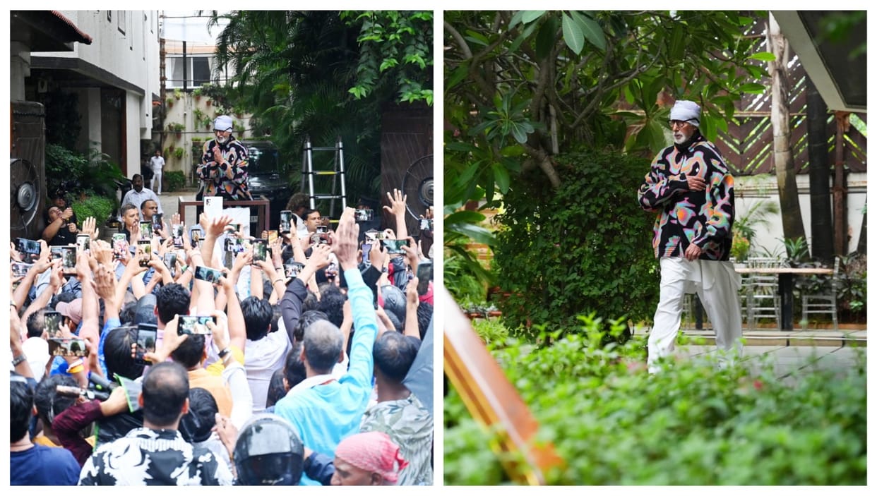 Amitabh Bachchan Thanks Fans For Showing Up Outside Jalsa Despite Heavy Rains