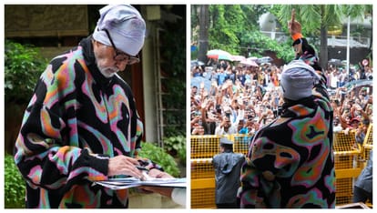 Amitabh Bachchan Thanks Fans For Showing Up Outside Jalsa Despite Heavy Rains