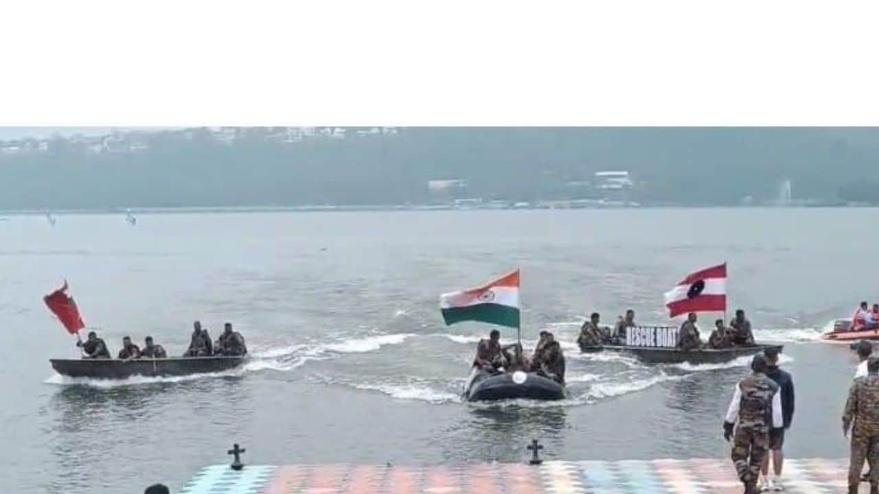 भोपाल में सेना और प्रशासन का संयुक्त बाढ़ राहत अभ्यास