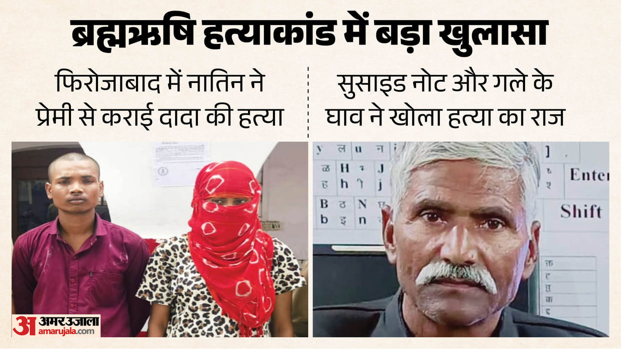 Granddaughter had her lover kill elderly person in firozabad