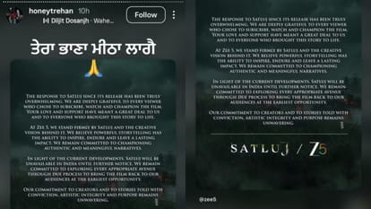 Satluj director Honey Trehan is still hopeful even as Diljit Dosanjh starrer is removed from ott