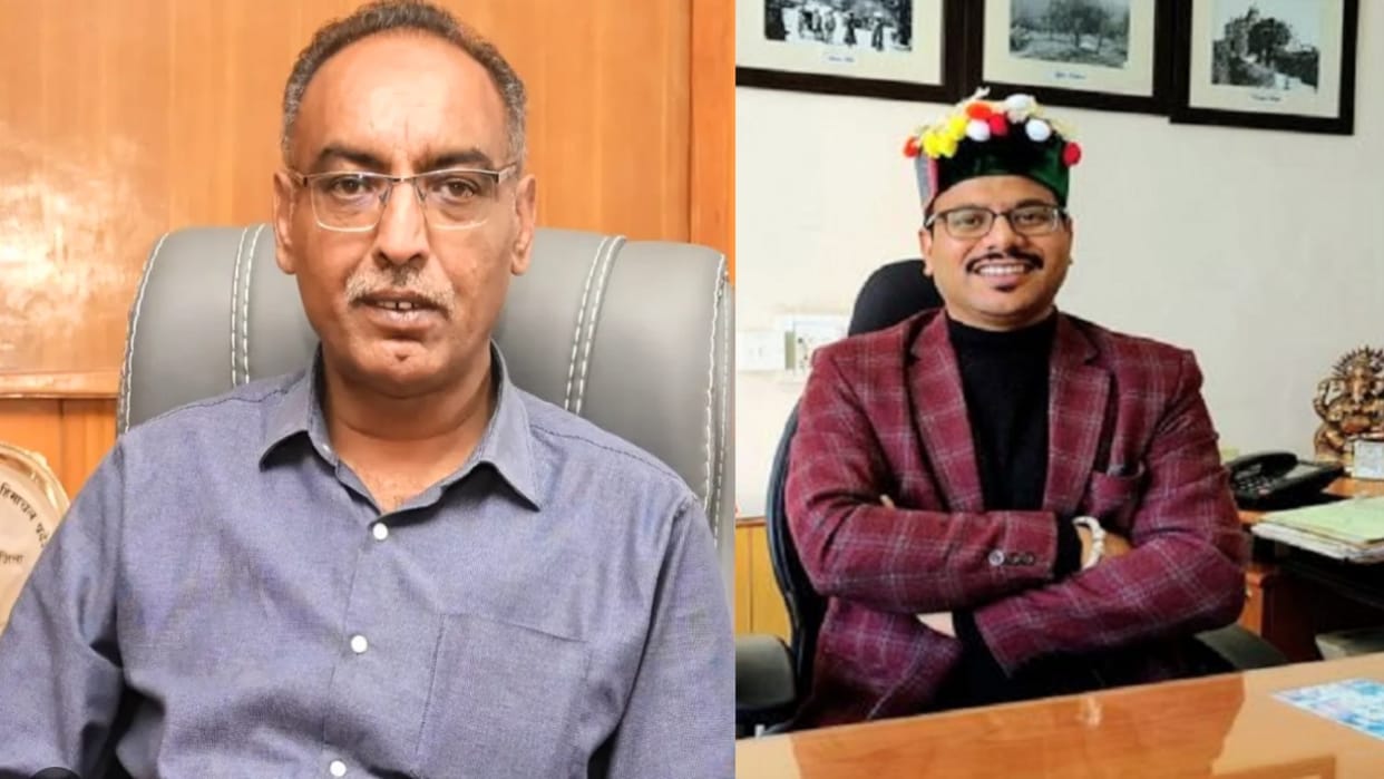 Major administrative reshuffle in Himachal; 18 IAS and 16 HAS officers transferred.
