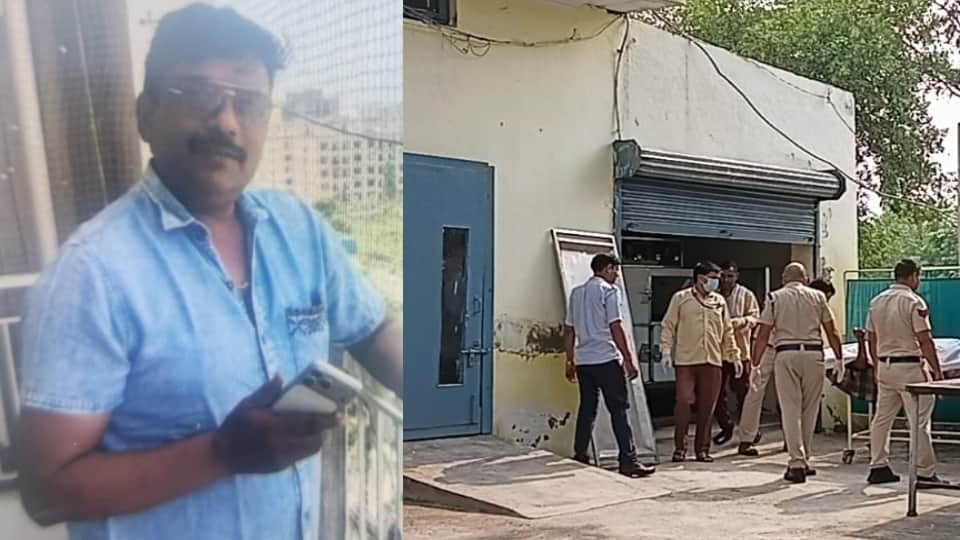 कामिल की फाइल फोटो और पोस्टमार्टम हाउस पर शवों को लेकर पहुंची पुलिस।
