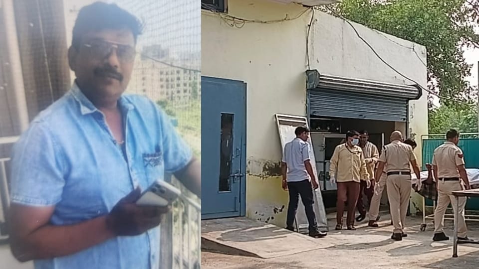 कामिल की फाइल फोटो और पोस्टमार्टम हाउस पर शवों को लेकर पहुंची पुलिस।