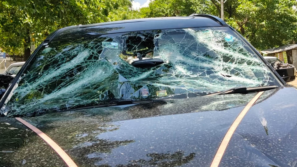 Village head's husband and son attacked amidst land encroachment dispute; seven injured in rapid firing